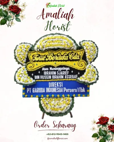 Papan Bunga Duka di Cijayanti