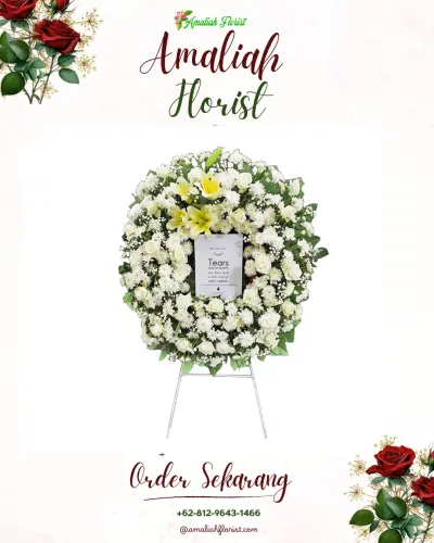 Krans Bunga Duka Cita di Cijayanti